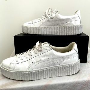 Extremely Worn Women’s Basket Creepers Glo Rihanna